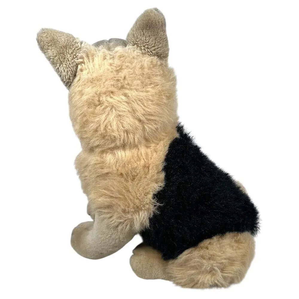 FAO Schwarz Large German Shepherd Plush Dog Stuffed Animal Mouth Open 18.5